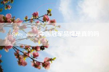 宝鸡中国冠军品牌是真的吗
