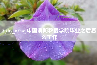 宝鸡中国消防救援学院毕业之后怎么工作