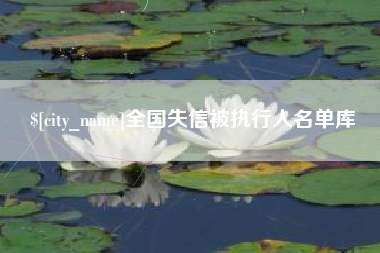 宝鸡全国失信被执行人名单库