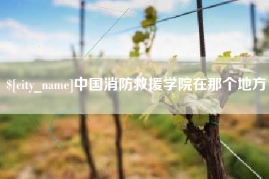 宝鸡中国消防救援学院在那个地方