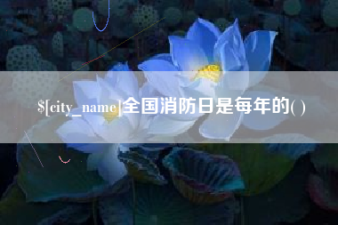 宝鸡全国消防日是每年的( )