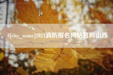 宝鸡2024消防报名网站官网山西