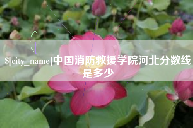 宝鸡中国消防救援学院河北分数线是多少