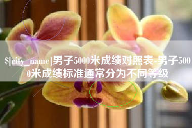宝鸡男子5000米成绩对照表-男子5000米成绩标准通常分为不同等级