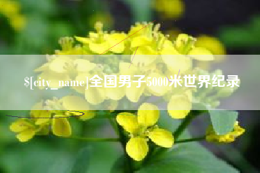 宝鸡全国男子5000米世界纪录