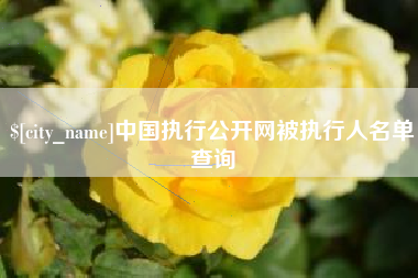 宝鸡中国执行公开网被执行人名单查询