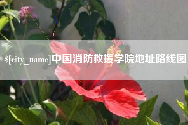 宝鸡中国消防救援学院地址路线图