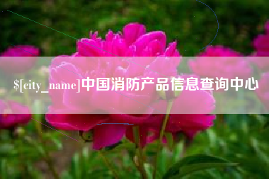 宝鸡中国消防产品信息查询中心
