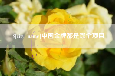 宝鸡中国金牌都是哪个项目