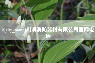 宝鸡川消消防器材有限公司官网电话