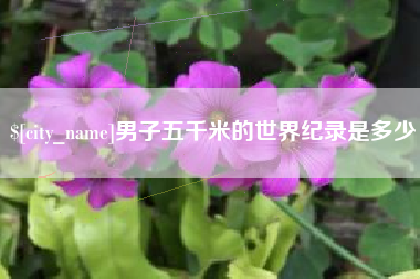 宝鸡男子五千米的世界纪录是多少