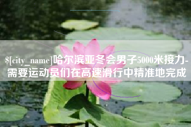 宝鸡哈尔滨亚冬会男子5000米接力-需要运动员们在高速滑行中精准地完成