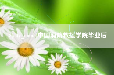 宝鸡中国消防救援学院毕业后