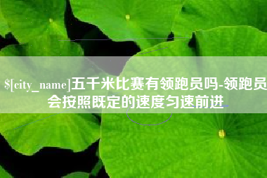 宝鸡五千米比赛有领跑员吗-领跑员会按照既定的速度匀速前进