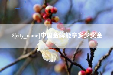 宝鸡中国金牌能拿多少奖金