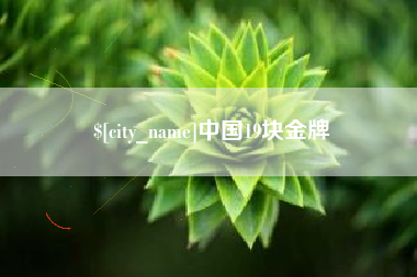 宝鸡中国19块金牌