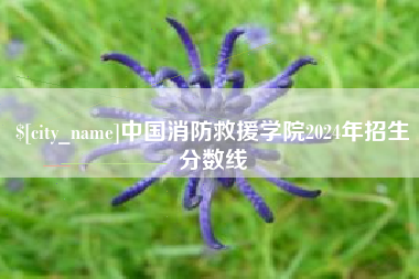 宝鸡中国消防救援学院2024年招生分数线