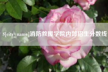 宝鸡消防救援学院内部招生分数线