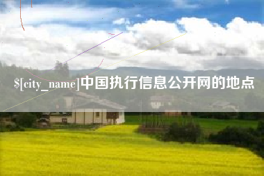 宝鸡中国执行信息公开网的地点