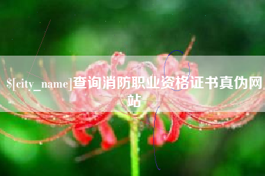宝鸡查询消防职业资格证书真伪网站