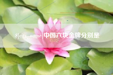 宝鸡中国六块金牌分别是