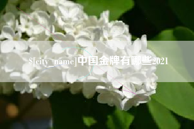 宝鸡中国金牌有哪些2021