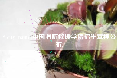 宝鸡中国消防救援学院招生章程公布!