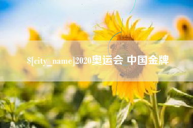 宝鸡2020奥运会 中国金牌